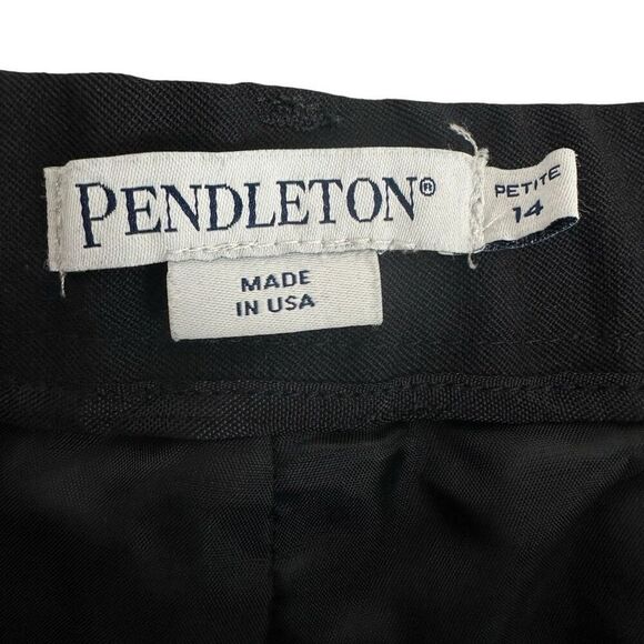 Pendelton 14P Virgin Wool Black Pants - Picture 5 of 7